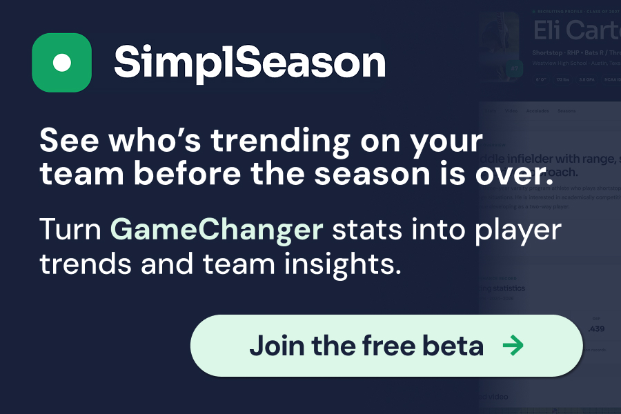 SimplSeason - A GameChanger add-on for parents and coaches. simplseason.app